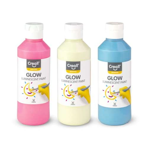 Creall Glow Luminescent Paints 3 Creall Glow Luminescent Paints