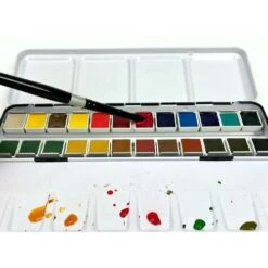 DANIEL SMITH | EXTRA FINE™ Watercolours — Half Pan Sets -Golden Store DANIELSMITH7CEXTRAFINEE284A2watercoloursE28094HalfPansets 4
