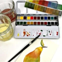 DANIEL SMITH | EXTRA FINE™ Watercolours — Half Pan Sets -Golden Store DANIELSMITH7CEXTRAFINEE284A2watercoloursE28094HalfPansets 5