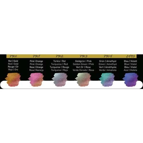 FINETEC | PREMIUM Pearlescent Colours — 'Flip-flop' 6 Paint Set 4 FINETEC | PREMIUM Pearlescent Colours — 'Flip-flop' 6 Paint Set - Image 2