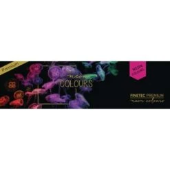 Finetec Premium Paint Set Neon Colours -Golden Store FinetecPremiumPaintSetNeonColours 2