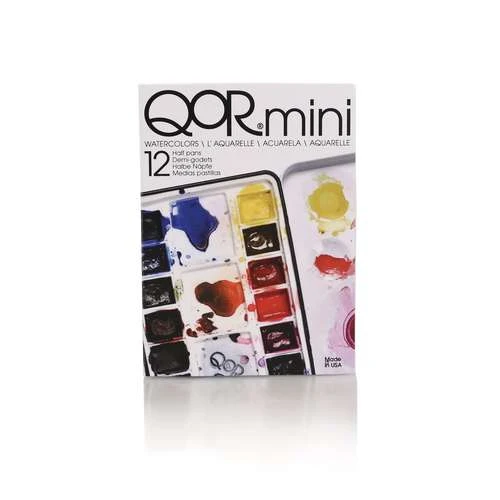 GOLDEN® | QoR® Mini Watercolour Box — 12 Half Pans 4 GOLDEN® | QoR® Mini Watercolour Box — 12 Half Pans - Image 2