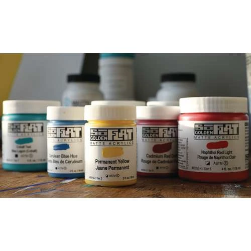 Golden So-Flat Matt Acrylic Sets 5 Golden So-Flat Matt Acrylic Sets - Image 3