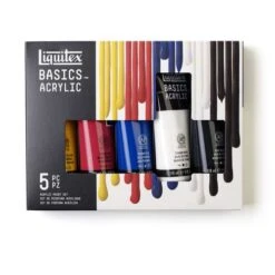 Liquitex Basics Acrylic Primary Colours Set -Golden Store LiquitexBasicsAcrylicPrimaryColoursSet 5
