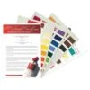 Michael Harding Original Handpainted Colour Chart -Golden Store MichaelHardingOriginalHandpaintedColourChart