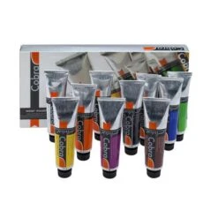 Royal Talens Cobra 10-Tube Water Mixable Oil Colour Set 8 Royal Talens Cobra 10-Tube Water Mixable Oil Colour Set -Golden Store RoyalTalensCobra10 TubeWaterMixableOilColourSet 1