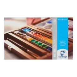 Royal Talens Van Gogh Watercolour Wooden Box Set -Golden Store RoyalTalensVanGoghWatercolourWoodenBoxSet 3