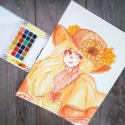 SAKURA | Koi Pocket Field Sketch Box — Sets -Golden Store SAKURA7CKoiPocketFieldSketchBoxE28094sets 5