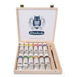 Schmincke Akademie Acryl Wooden Box Set