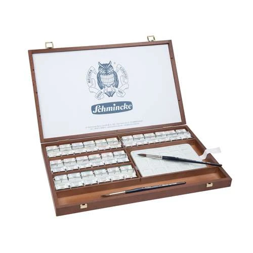 Schmincke Horadam Watercolour Wooden Box Set 4 Schmincke Horadam Watercolour Wooden Box Set - Image 2