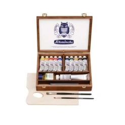 Schmincke Mussini Finest Oil Paint Complete Wooden Box Set