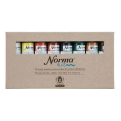 Schmincke Norma Blue Finest Water-Mixable Artist Oil Paint Set -Golden Store SchminckeNormaBlueFinestWater MixableArtistOilPaintSet 3
