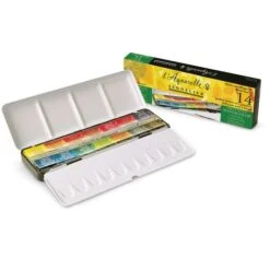 Sennelier Artists' Watercolour Box Sets -Golden Store SennelierArtists26230393BWatercolourBoxSets 5