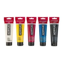 TALENS | AMSTERDAM ALL ACRYLICS Primary Set — 5 X 120 Ml Tubes 7 TALENS | AMSTERDAM ALL ACRYLICS Primary Set — 5 X 120 Ml Tubes -Golden Store TALENS7CAMSTERDAMALLACRYLICSPrimarysetE280945x120mltubes 1