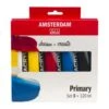 TALENS | AMSTERDAM ALL ACRYLICS Primary Set — 5 X 120 Ml Tubes 1 TALENS | AMSTERDAM ALL ACRYLICS Primary Set — 5 X 120 Ml Tubes -Golden Store TALENS7CAMSTERDAMALLACRYLICSPrimarysetE280945x120mltubes