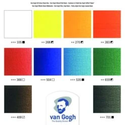 Talens | Van Gogh Oil Colour — Basic 10-case -Golden Store Talens7CvanGoghoilcolourE28094Basic10 case 3