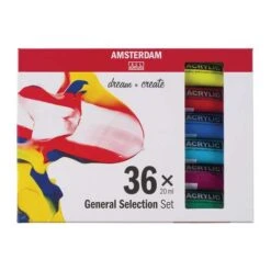 Talens Amsterdam Standard Series 36 Paint Set 11 Talens Amsterdam Standard Series 36 Paint Set -Golden Store TalensAmsterdamStandardSeries36PaintSet 3