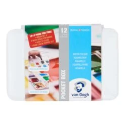 Van Gogh Pocket Watercolour Box 9 Van Gogh Pocket Watercolour Box -Golden Store VanGoghPocketWatercolourBox 2