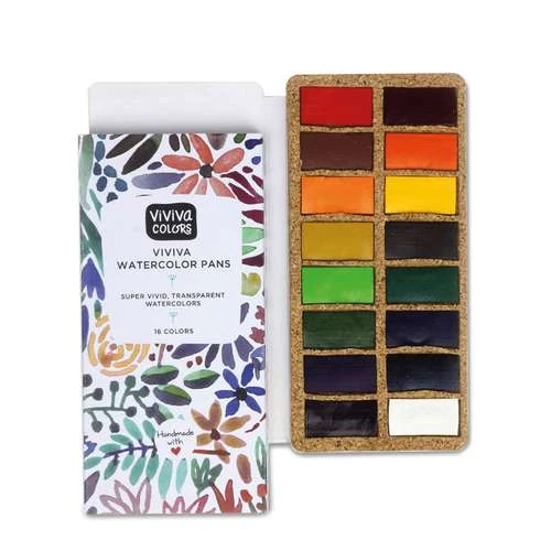 Viviva Colours Watercolour Pan Set 3 Viviva Colours Watercolour Pan Set